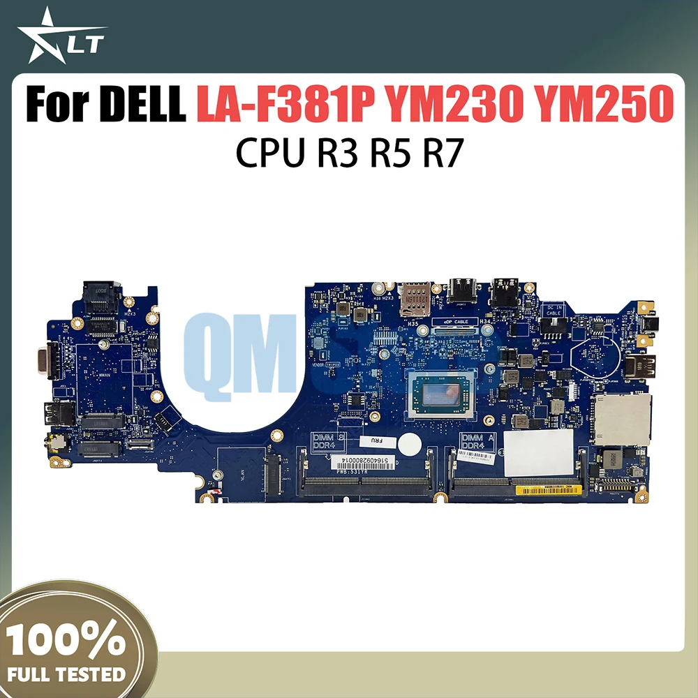 

Семейная материнская плата для ноутбука Dell Latitude 5495 YM230 YM250 07CT81 09GYDK 0WF17X 07TFN1, материнская плата CPU R3 R5 R7