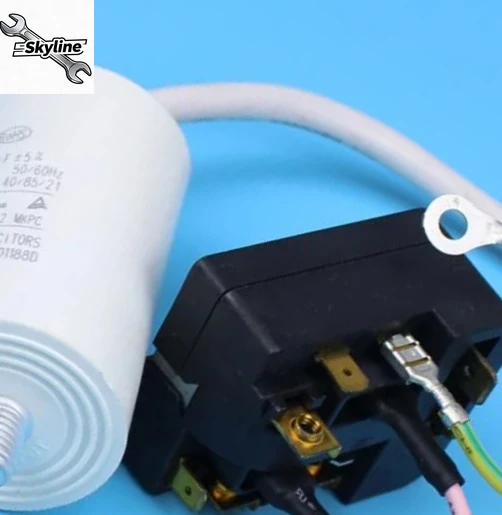 Suitable for refrigerator capacitor starter 6SP9015+5UF capacitor