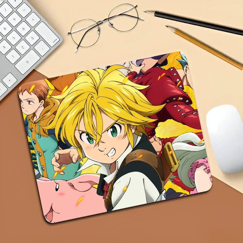 Anime the seven deadly sins Mouse Pad Gaming Laptops Keyboard Mat Deskmat Pc Accessories Desk Protector Mousepad Gamer Mats Anim