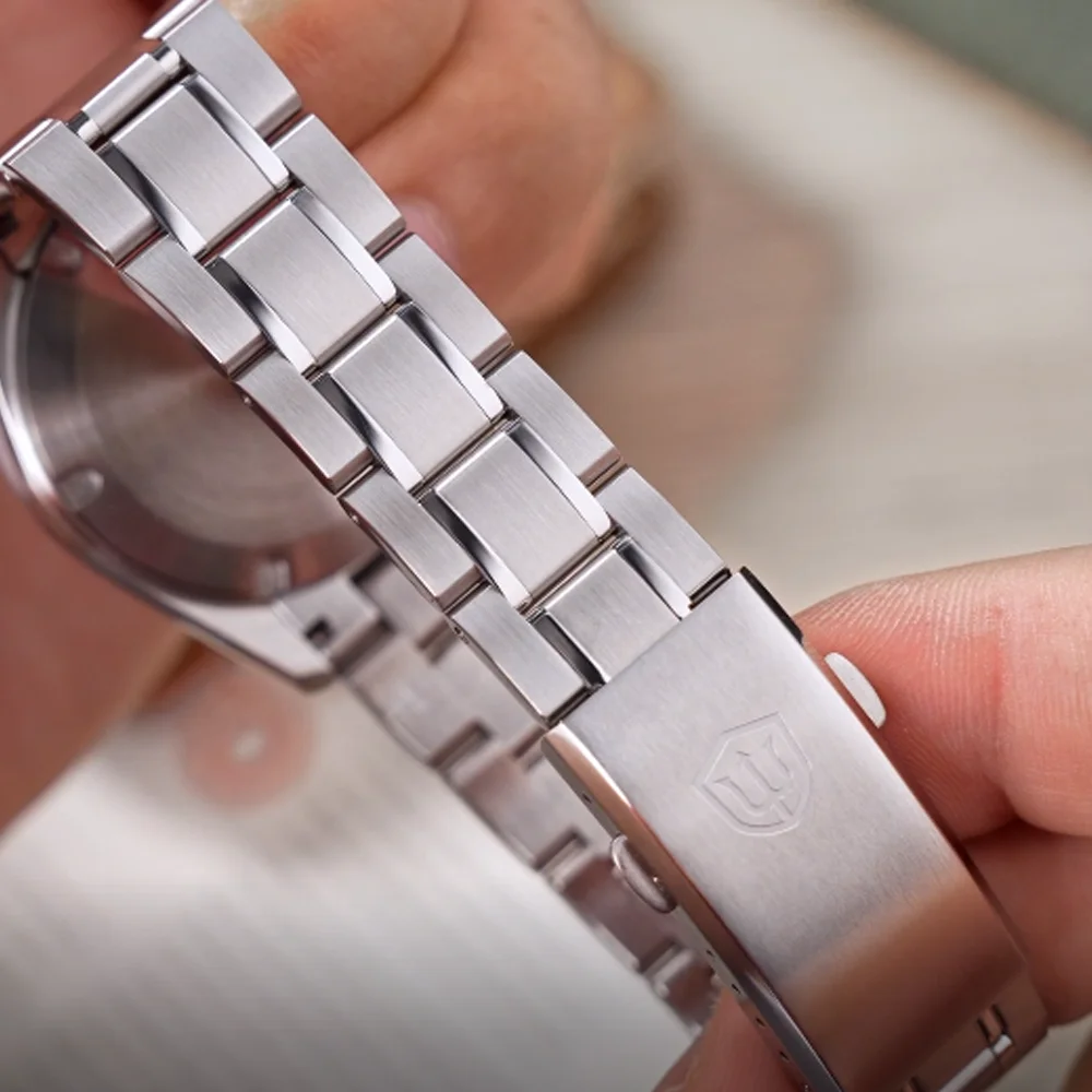 Watchdives WD0003B اللازورد ساعات كوارتز فاخرة VH31 الياقوت كريستال مضيئة 100 متر مقاوم للماء 39 مللي متر ساعات عالية الجودة #6