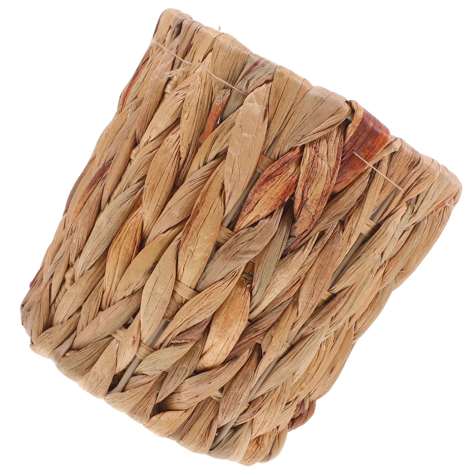

Straw Storage Basket Hand Woven Indoor Plant Pot Seagrass Baskets for Plants Lightweight Portable Breathing Structure Decorative