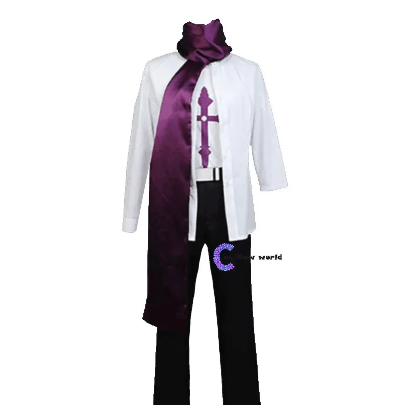 Spiel Danganronpa 2 Cosplay Gundam Tanaka schwarz Kostüm komplette Sets Männer Frauen Halloween Karneval Party Bühne Performance Kostüme