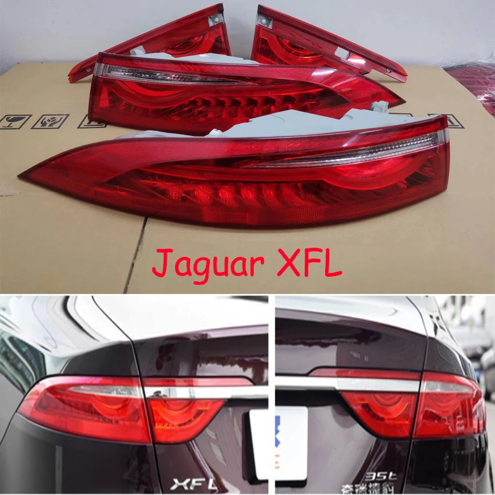 1pcs secondhand car bumper tail light for Jaguar XFL taillight Taillamp 2016~2019y car accessories for Jaguar XFL fog lamp