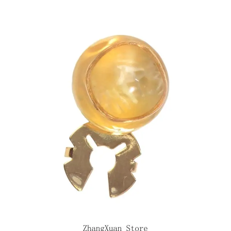 Modische Harz-Legierung Hemd Manschettenknöpfe Clip dekorative Knopfabdeckungen für Frauen Männer Hemd Jacken Kleid Mantel – Detail 4