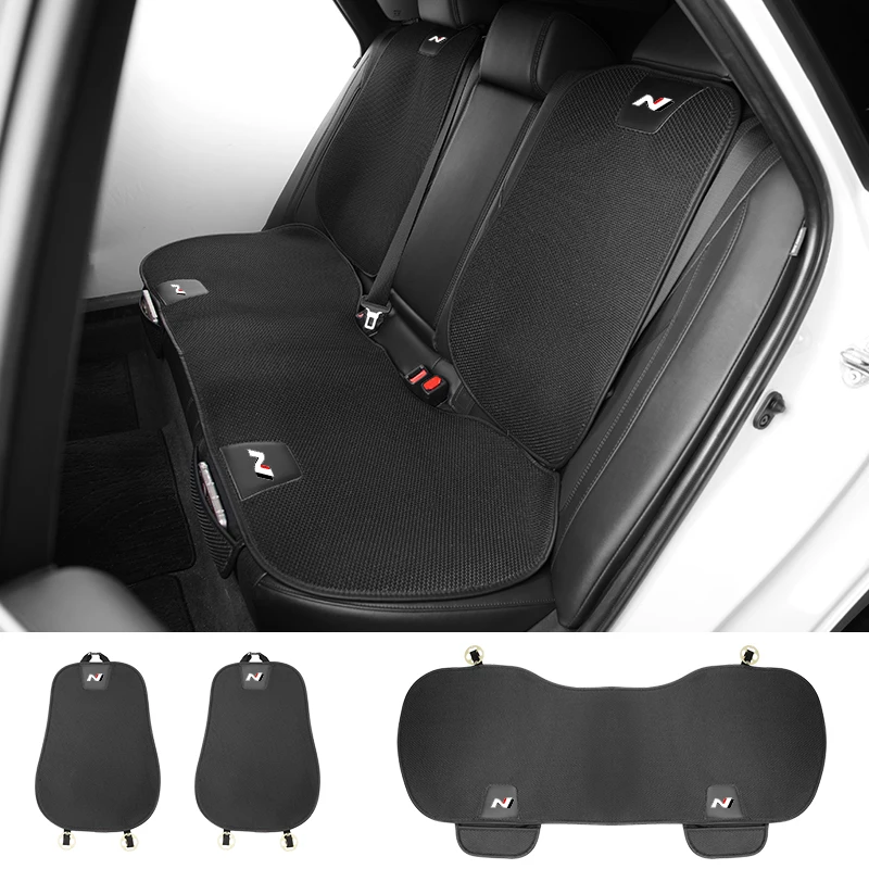 

Car Seat Ice Silk Cushion Breathable Backrest Protector Cover Interior For Hyundai N Line Performance I30 I40 Sonata Elantra