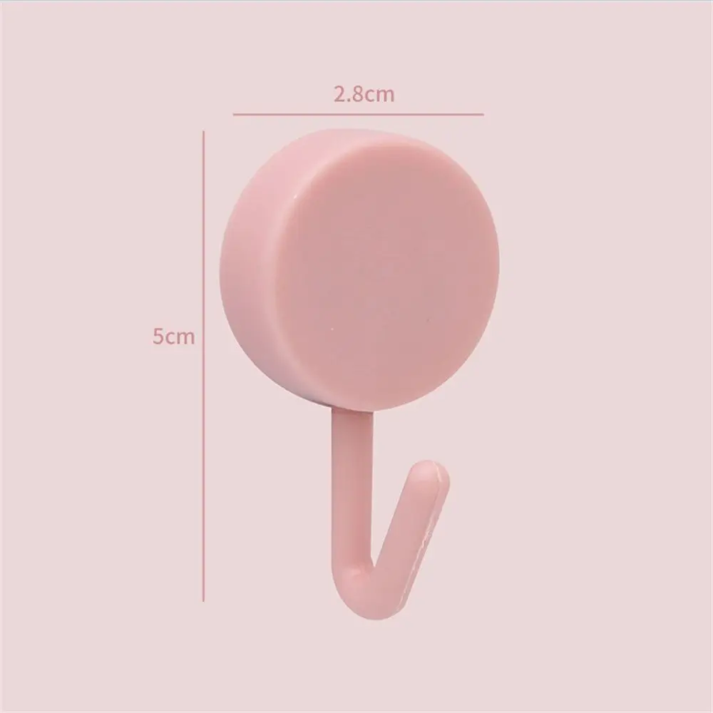 Household Door Hook Without Trace Nail Storage Rack Self-adhesive Clothes Hanger Clothes Wall Hook Clasps Hooks