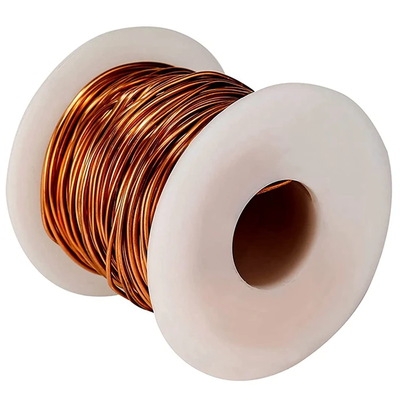 

99.9% Dead Soft Copper Wire, Copper Wire For Gardening, 16 Gauge/ 1.3 Mm Diameter,127 Feet / 39M, 1 Pound Spool