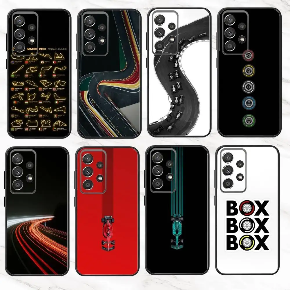 

M-Minimalist F-F1 Circuit Phone Case For Samsung S25,S24,S21,S22,S23,S30,Ultra,S20,Plus,Fe,Note,10,9,5G Black Cover