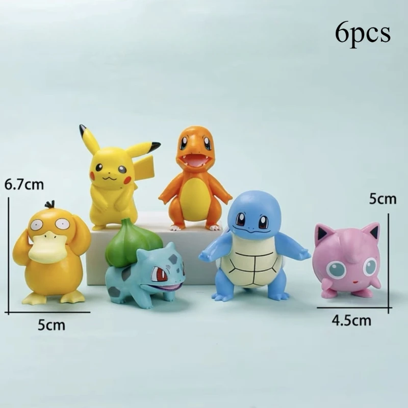 15 قطعة/المجموعة البوكيمون كعكة توبر حفلة بيكاتشو عيد ميلاد سعيد كعكة لوازم الديكور بوكيمون عيد ميلاد الصبي الاطفال استحمام الطفل هدية #5
