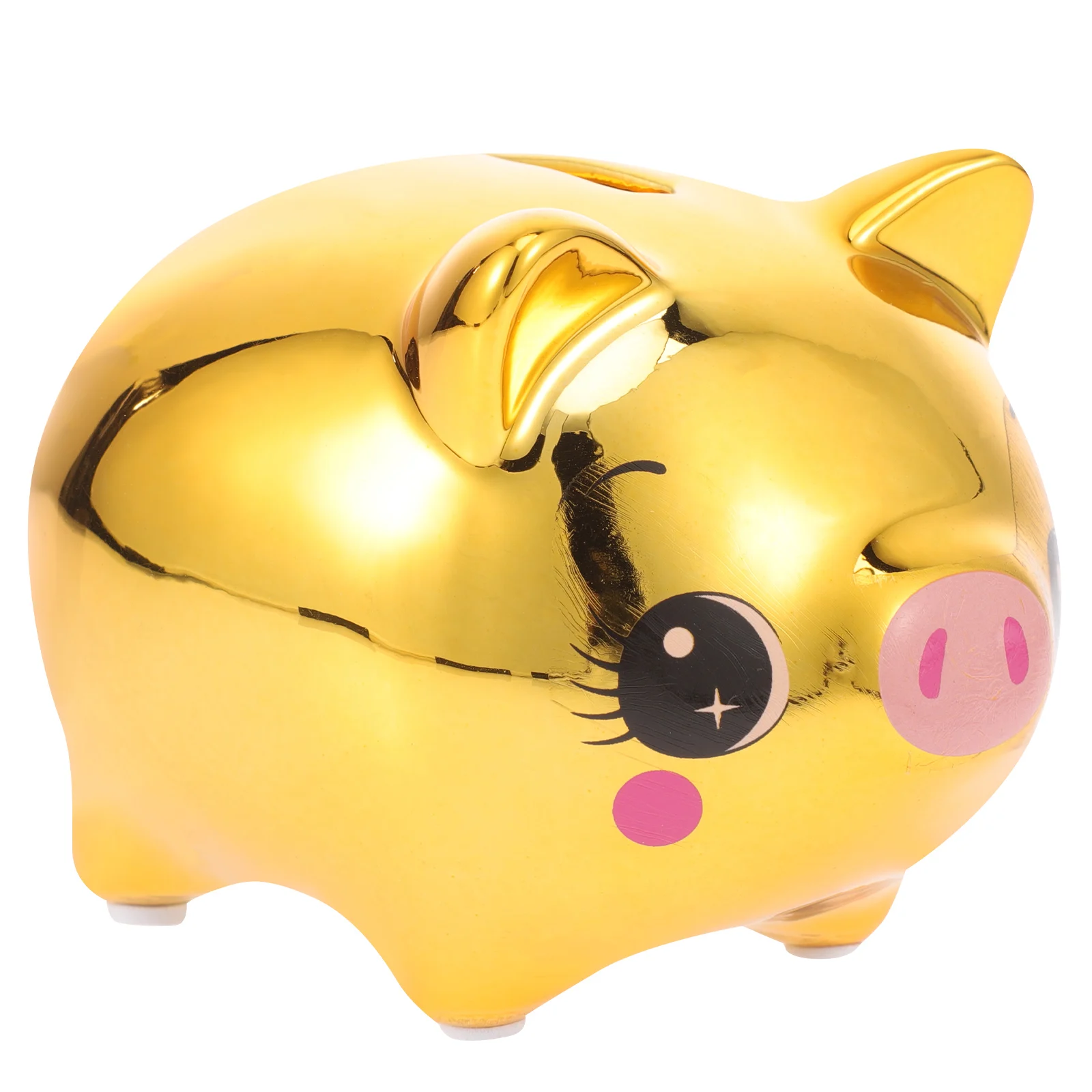 

Adorable Animal Shaped Ceramic Piggy Bank Compact Money Saving Pot for Children High Quality Craftsmanship Home Supplies