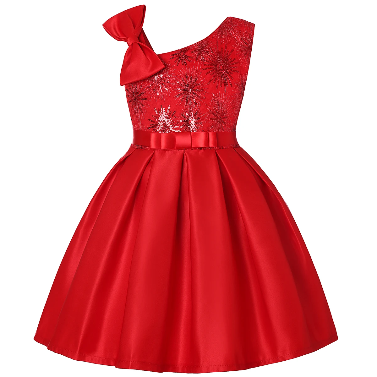 Grenzüberschreitendes Neues 2025 Europäisches und Amerikanisches High-End Kinderkleid CuHK Kinder-Partykleid Mädchen Paillettenkleid – Detail 1