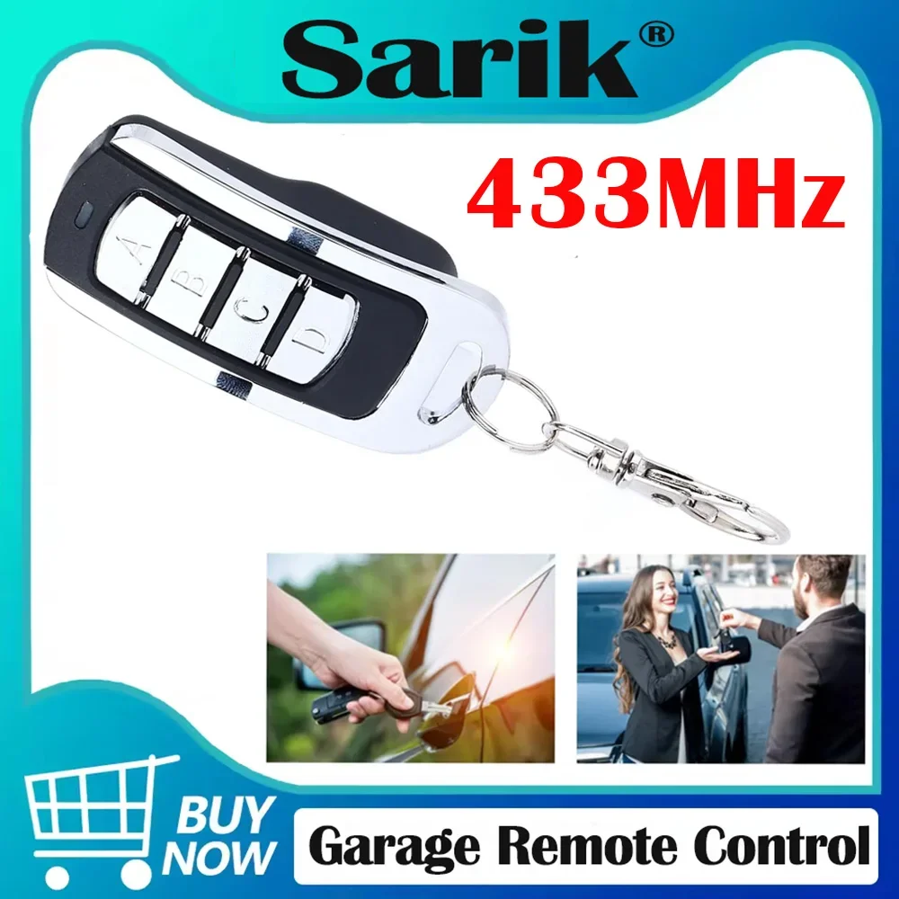 4 Button NEW Remote Control Duplicator with Metal Part Protective IR Remote Switches for Garage Door Opener