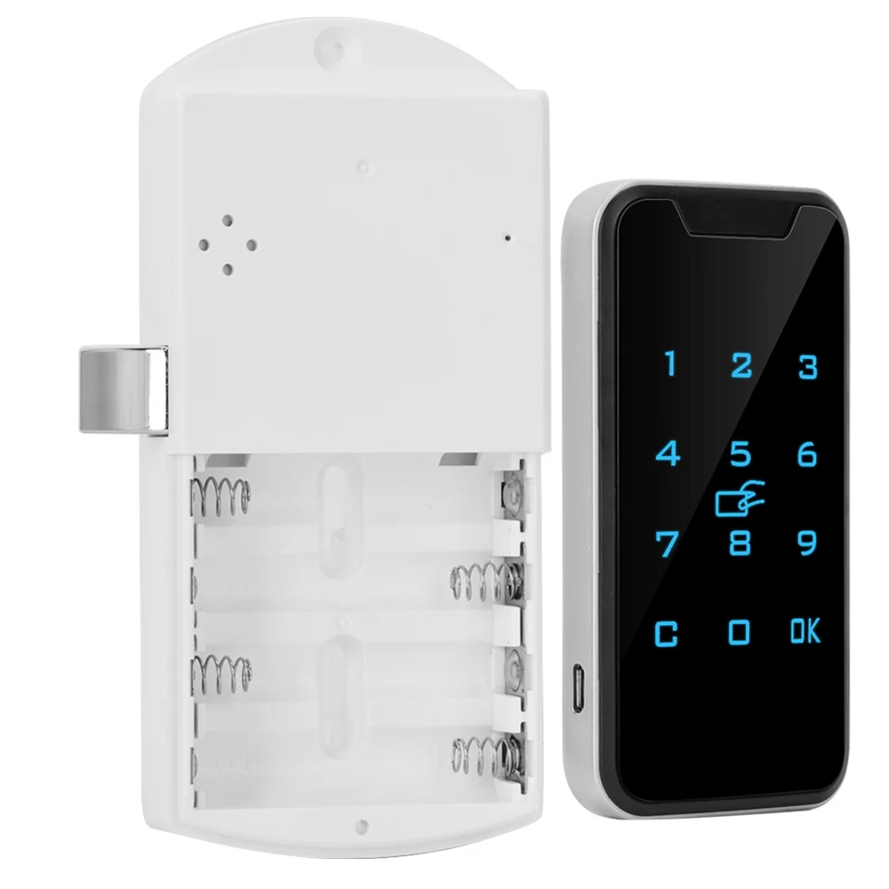 Imagem -06 - Smart Digital Rfid Password Lock Keyless Touch Keypad Wardrobe File Cabinet Lock Bloqueio Eletrônico de Indução