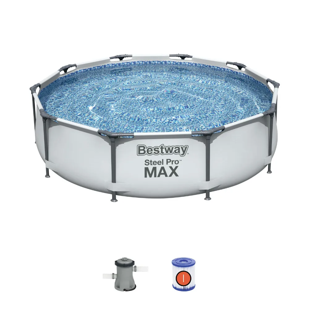 Piscina Steel Pro MAX 56408 Above Ground Pool 3.05 M X 76 Cm with Filter Pump