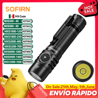 Sofirn SC29 Powerful Flashlight Rechargeable 3000 Lumens XHP50B EDC 21700 Torch Light Lantern IPX8 for Camping Fishing