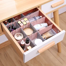 4PCS Adjustable Divider Household Storage Cabinet Combination Underwear Socks Sundries Drawer Organizer Home Storage Tools