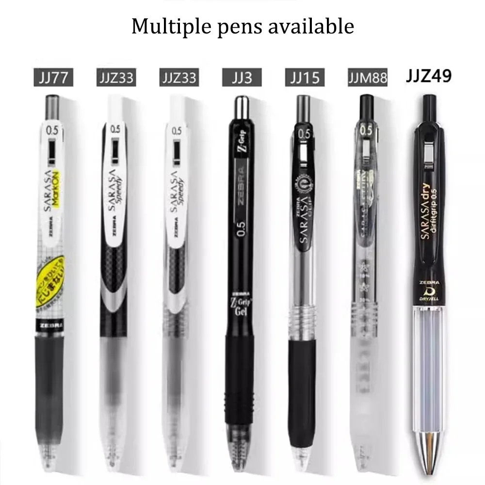 10 قطعة اليابان زيبرا هلام القلم الأساسية السلس وسريعة الجافة الصحافة الملء JLV-0.5 الأساسية استبدال الأساسية مناسبة ل JJ15/JJZ33/JJZ49 #5
