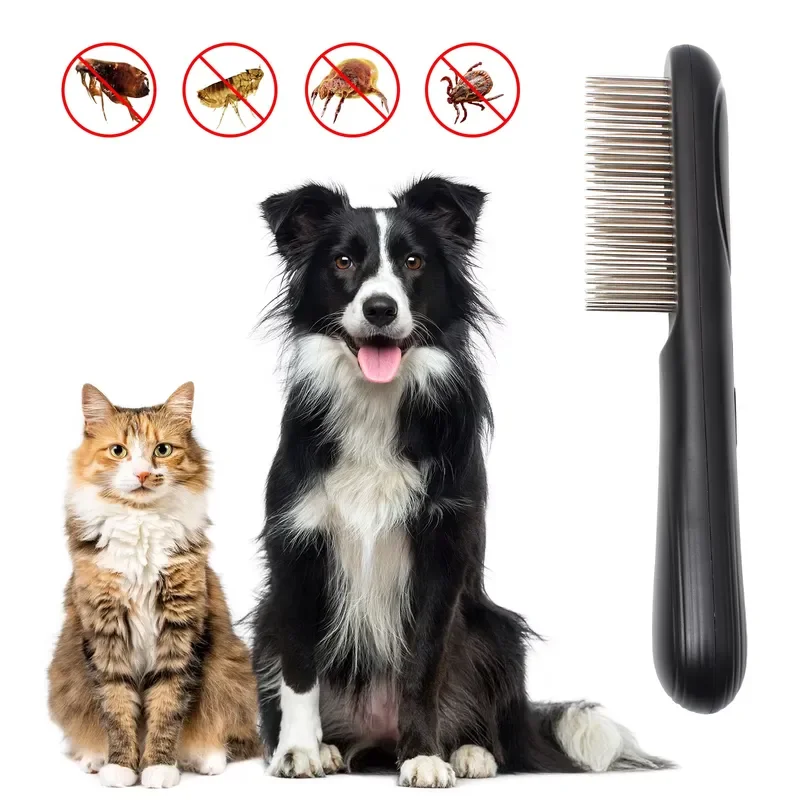 Pet Tool Electric Dog Brush Fine Tooth Grooming Tool Head Lice Comb Flea Comb for Dogs and Cats