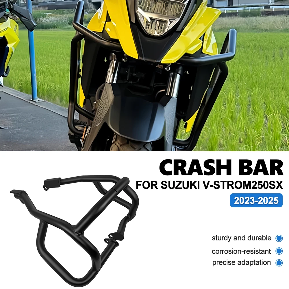Heavy Duty V-STROM 250SX Crash Bar Engine Guard Bumper Falling Protection Motorcycle Frame Guard Modified Moto Bumper Guard