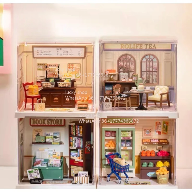 

MiniDIY Handmade Hut Miniature building blocks Model Assembly Children's Gift