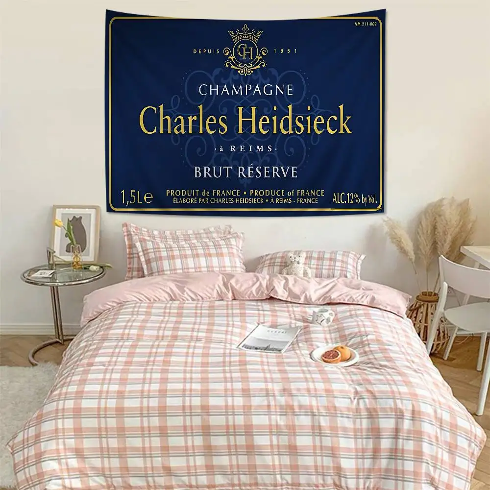 Charles Heidsiecks Printed Large Wall Tapestry Art Science Fiction Room Home Decor Decor Blanket
