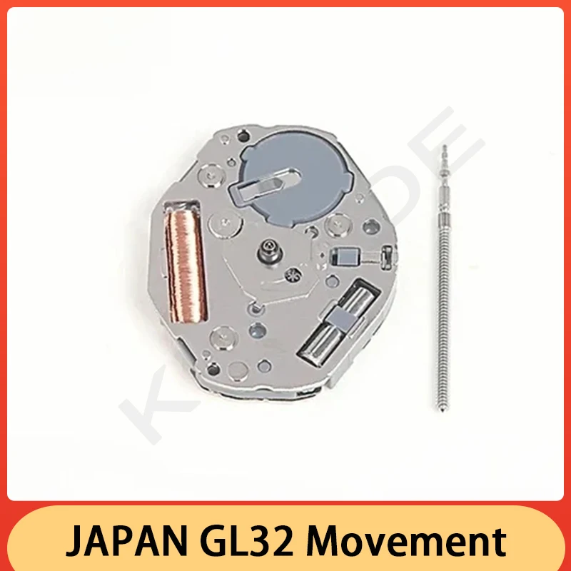 Gl20 gl32 gl22 movimento japão novo movimento de quartzo importado 2 mãos padrão acessórios de movimento de relógio com qualidade estável