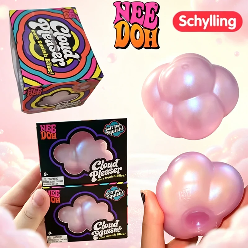 2026New Nedoh Cloud Pleaser Slow Rising Squishy Stress Relief Squishy Cube Anti-Anxiety Squeeze Object For Focus ADHD Population