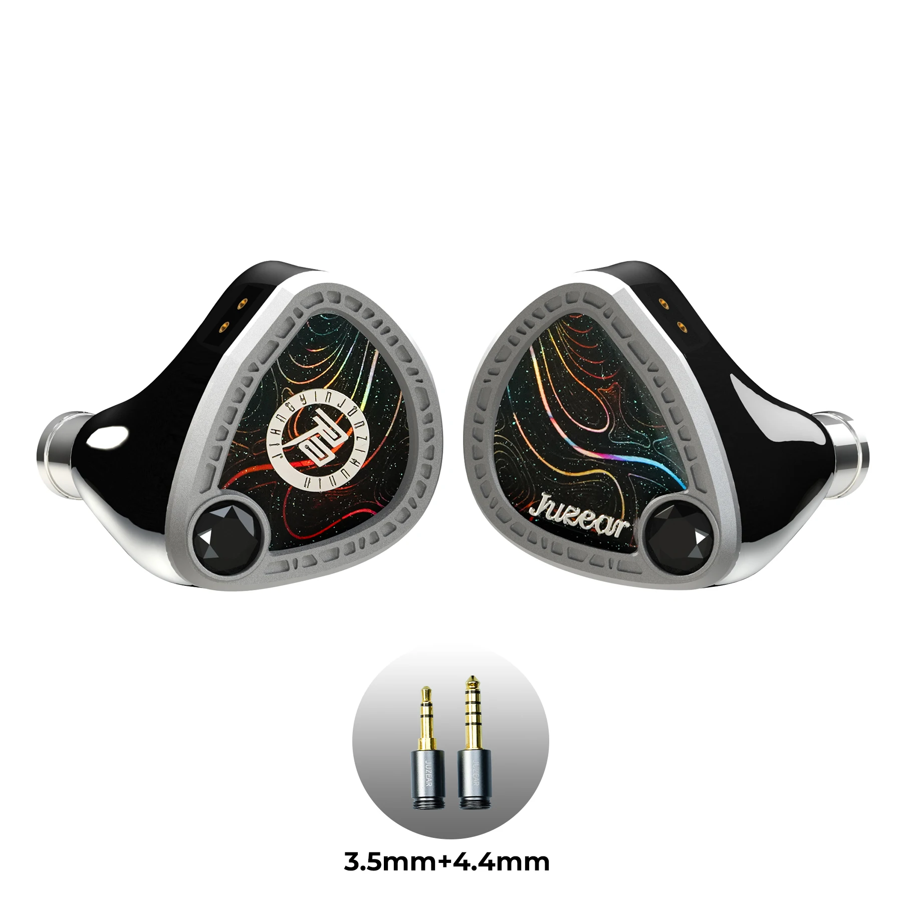 Juzear Light Shuttle 1DD+4BA+2平面 有線イヤホン 3.5/4.4mm交換プラグ 特別割引