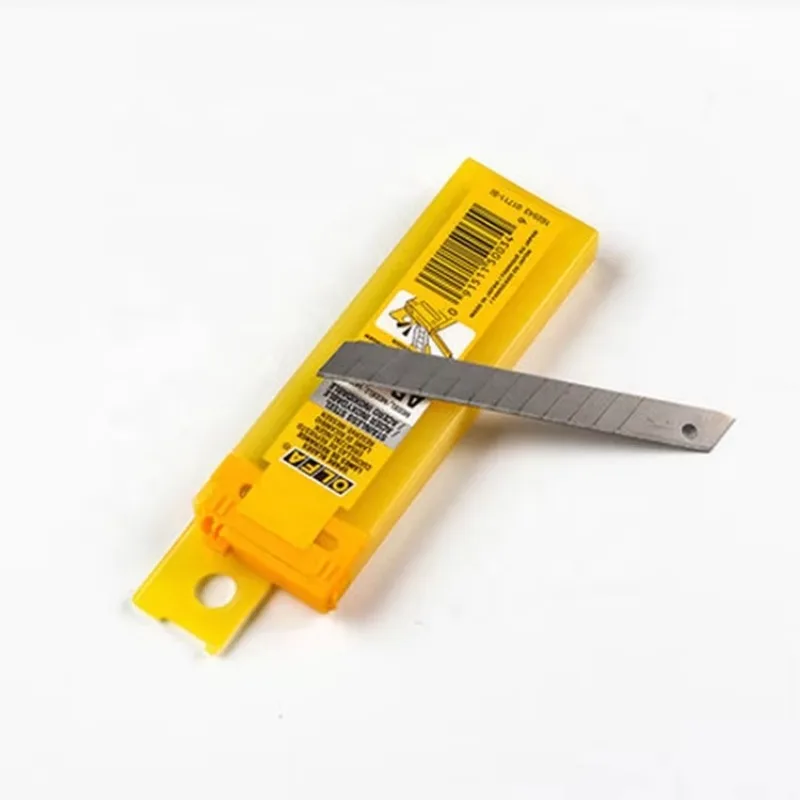10 Pcs/Box 9MM Snap Off Blade Small Pack AB 10S Snap Off Utility Vinyl Cutter Blades Stainless Steel