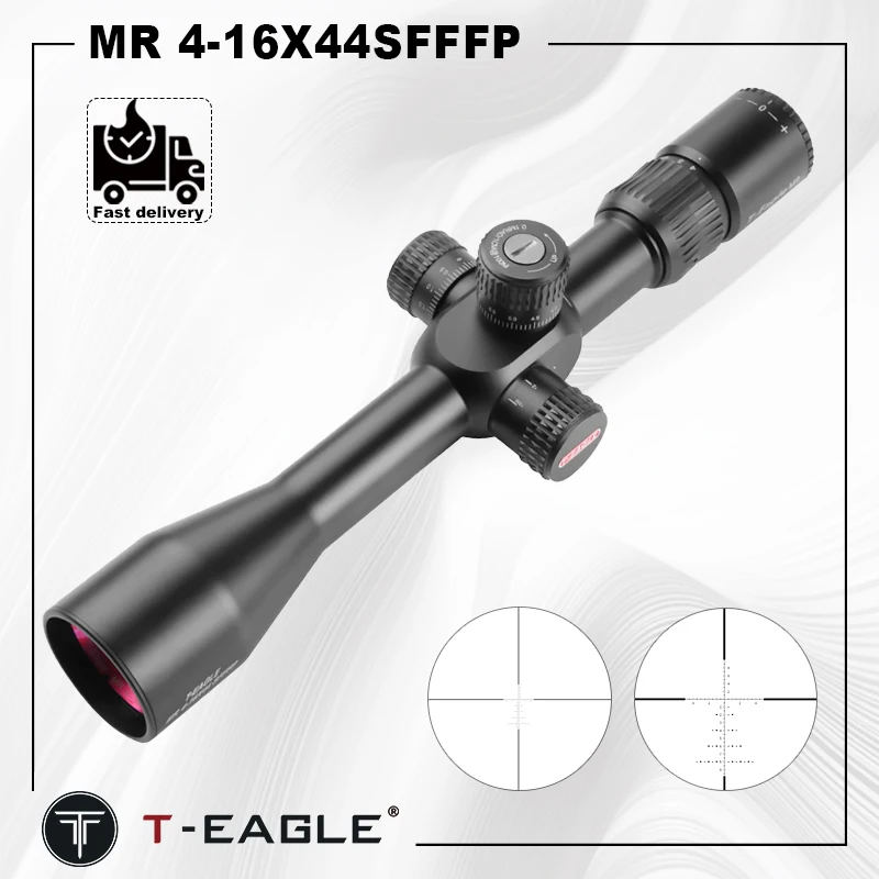 

T-EAGLE MR 4-16X44SFFFP Hunting Scope First Focal Plane Riflescopes Tactical Glass Etched Reticle Optical Sights Fits .308 .223