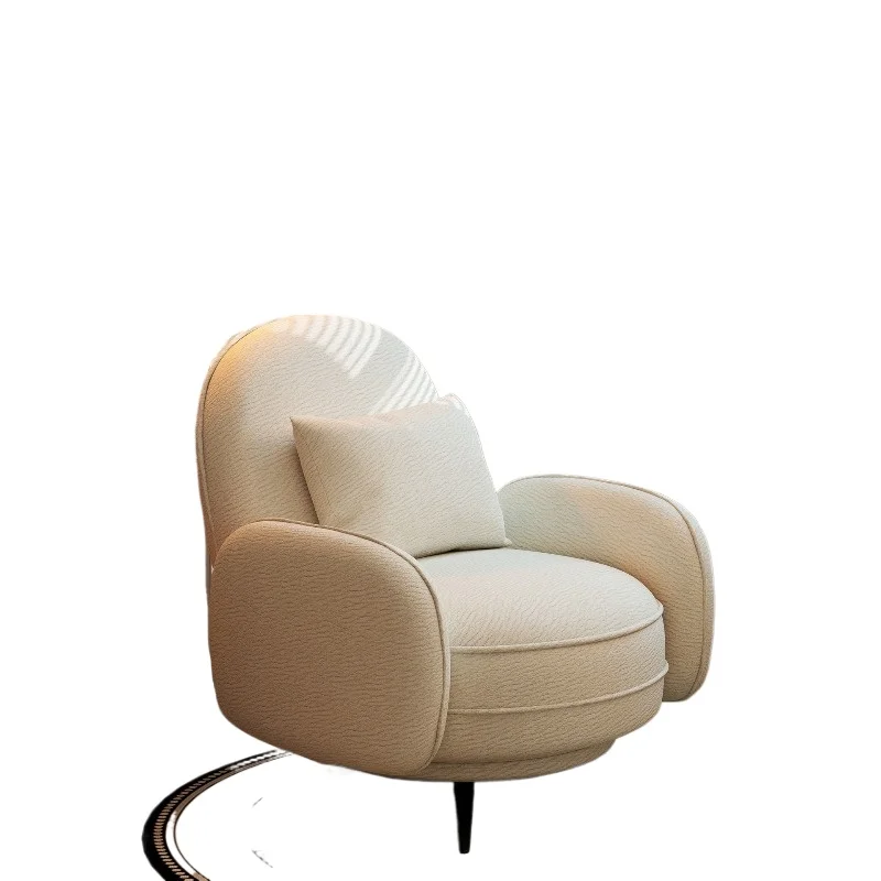 

Single sofa rotatable single chair, sofa back seat