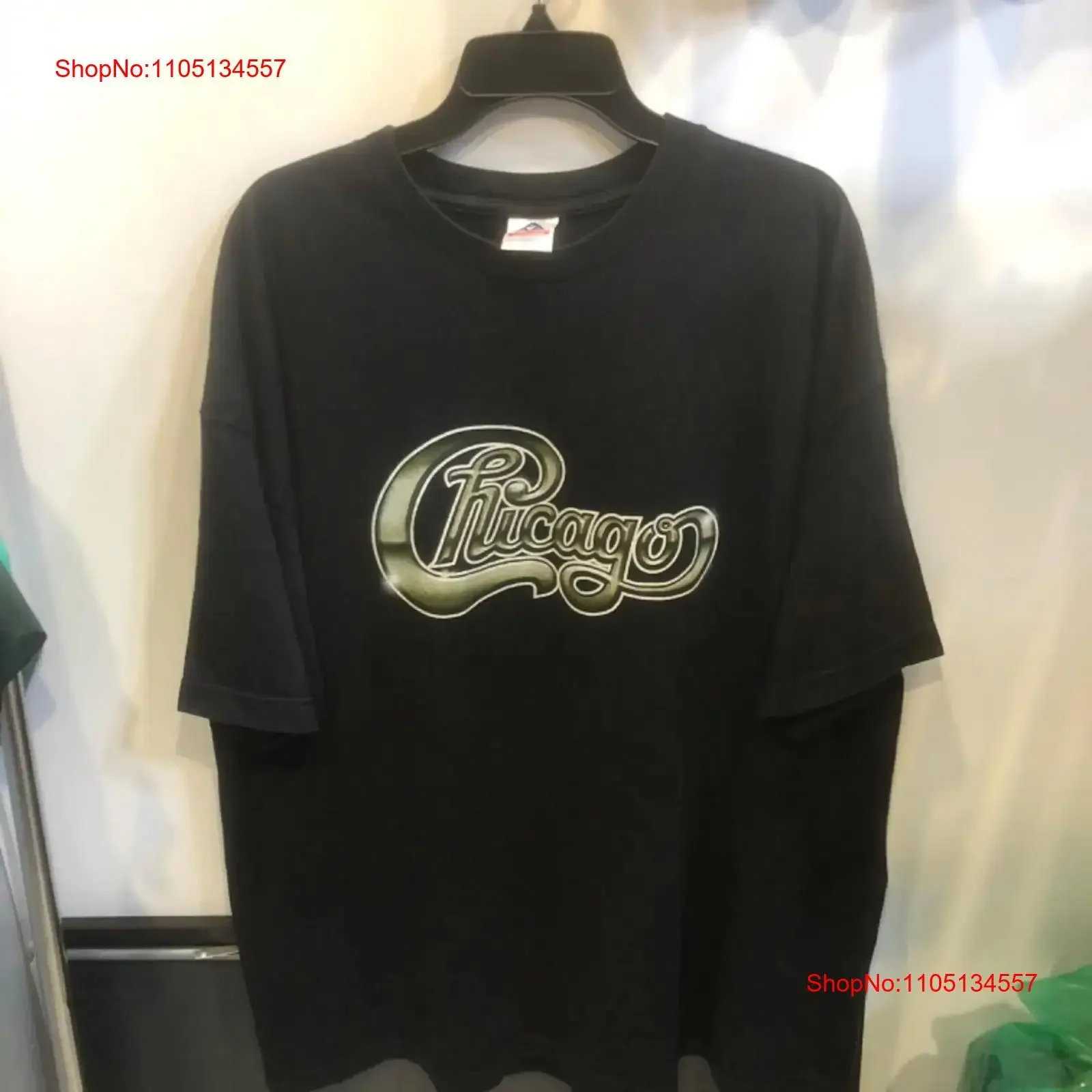 

Vintage Chicago T Shirt Band Tour Y2K 2001 Pop Rock Jazz Double Side 2XL vintage Washed streetwear Casual designer clothes