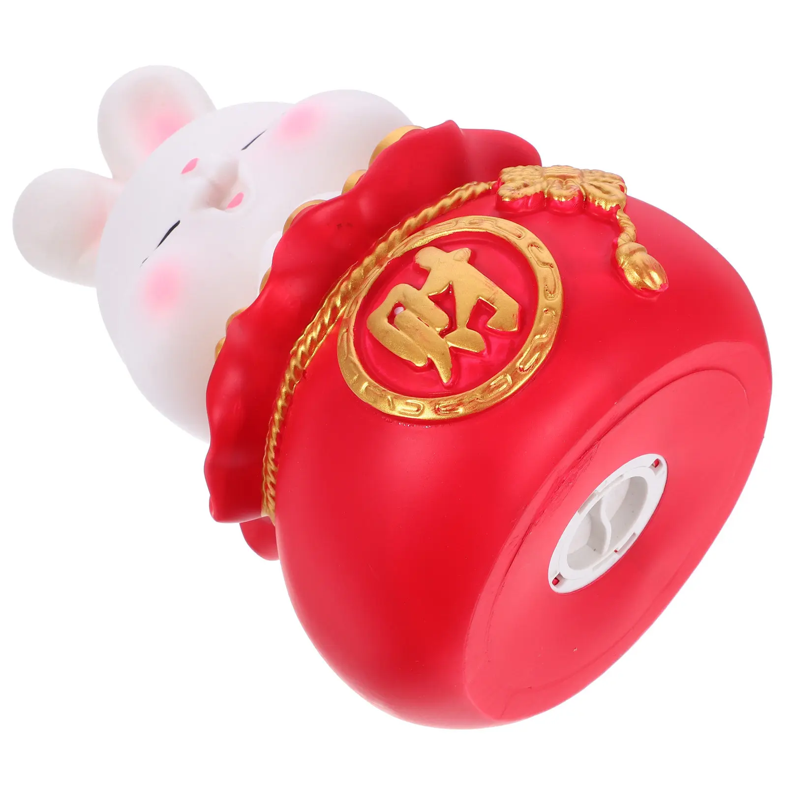 

Bunny Piggy Bank for Kids Vinyl Rabbit Money Jar Large Capacity Decorative Savings Bank Cartoon Coin Container Desktop Ornament
