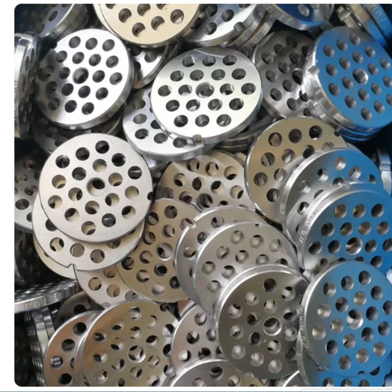 Suitable for  #5 Fiber Washer 53mm 3CR13 Stainless Steel Sieve Plate Meat Grinder Hole  Blade Replacement