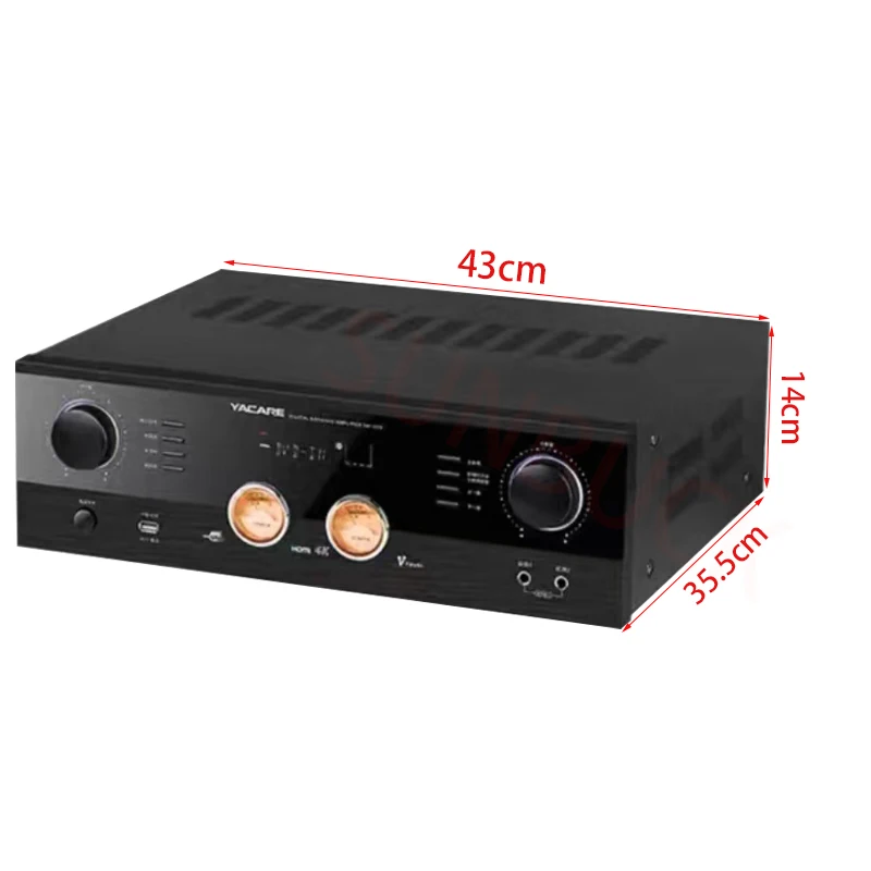 SUNBUCK KM-1000 2.0 قناة 1400 واط HiFi المنزل KTV مكبر للصوت المهنية بلوتوث كاريوكي الرقمية عالية مكبر كهربائي الصوت