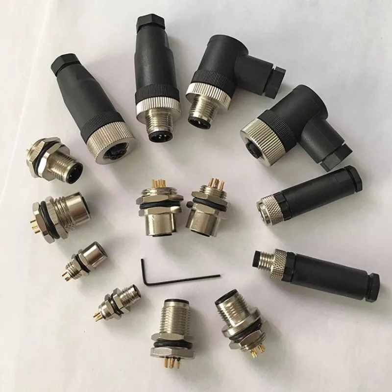 4pcs M8 4-core connector - SACC-M 8FS-4CON-M-SW -1506891