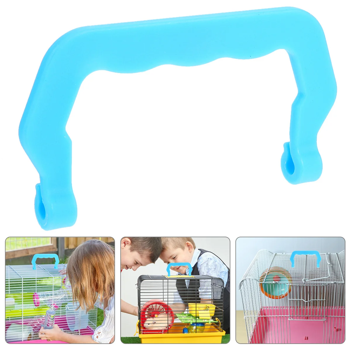 

10Pcs Premium Plastic Pet Cage Handle Set Portable Detachable Lifting Handle Strong Ergonomic Grip for Outdoor Cage Carrying