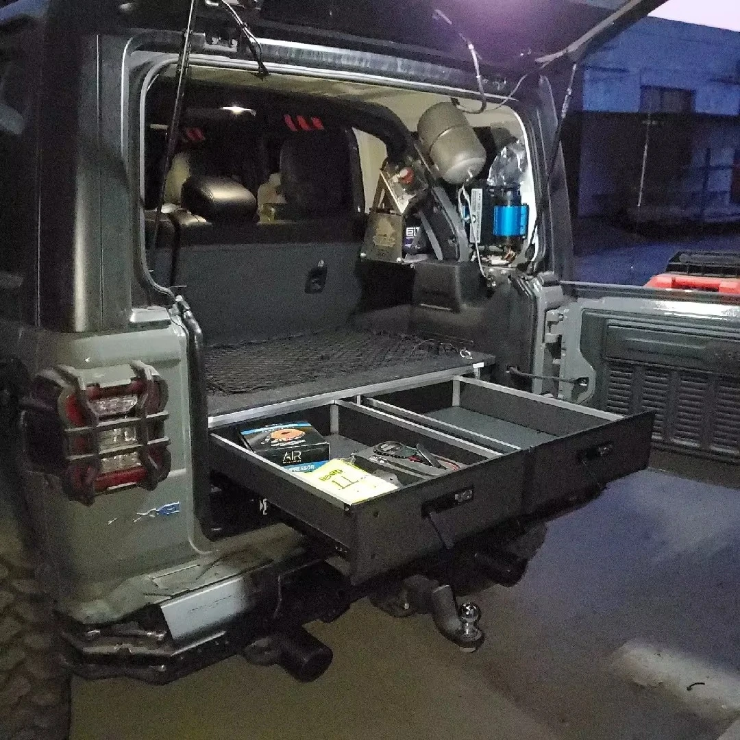 Pickup Truck Bed Drawer System Sliding Storage Box Magic Box Tray for Toyota for Hilux Vigo for Tacoma Tundra Ford F150