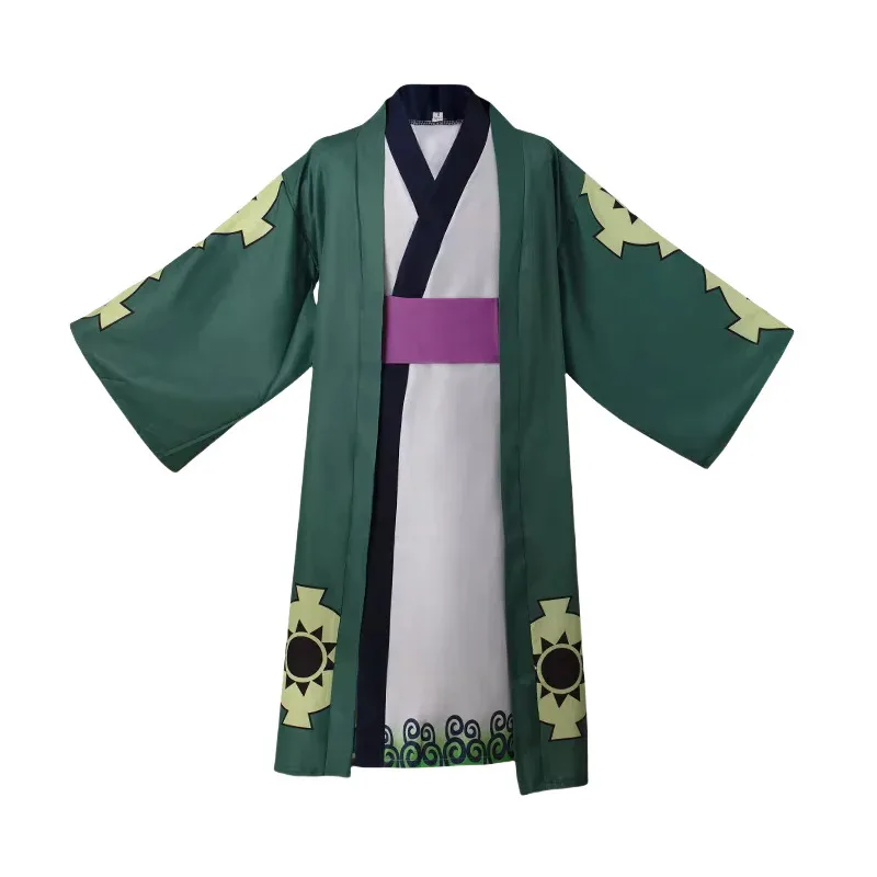 AD1 Zoro Cosplay personalizado Anime una vez pieza Halloween fantasía y traje imaginario teatro callejero adultos niños Cospaly masculino O5 @ rD ~