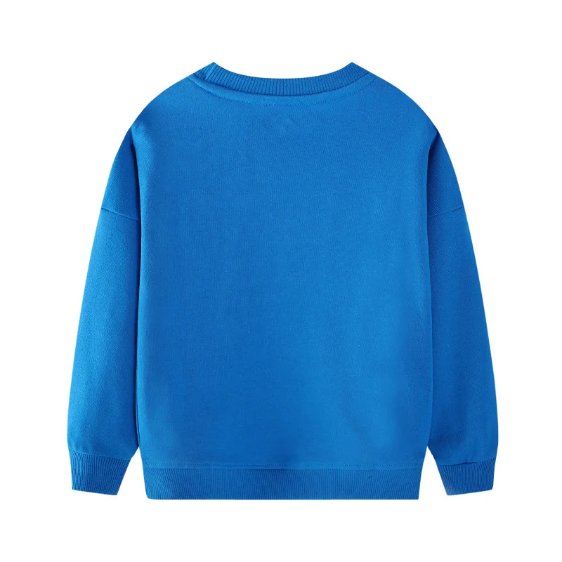 

Children's Cotton Sweatshirt for Young and Middle-aged Kids with Embroidered Patterns, Spring and Autumn New Pullover Sweatshirt