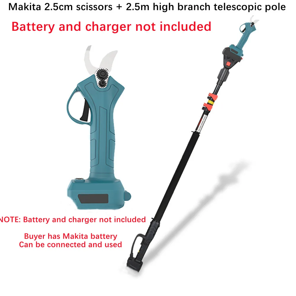 brushless electric high branch saw branch pruning machine with telescopic extension pole전기톱 chain saw аккумуляторная цепная пила