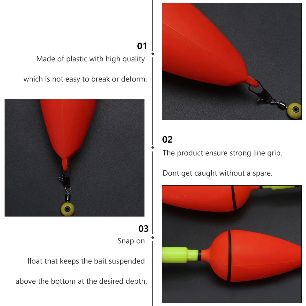 

4 Pcs Fish Bait For Sea Fishing Belly Sea Fishing Floats Plastic Buoy Grip Carp Accessories Tackle Fish Bait Svinger