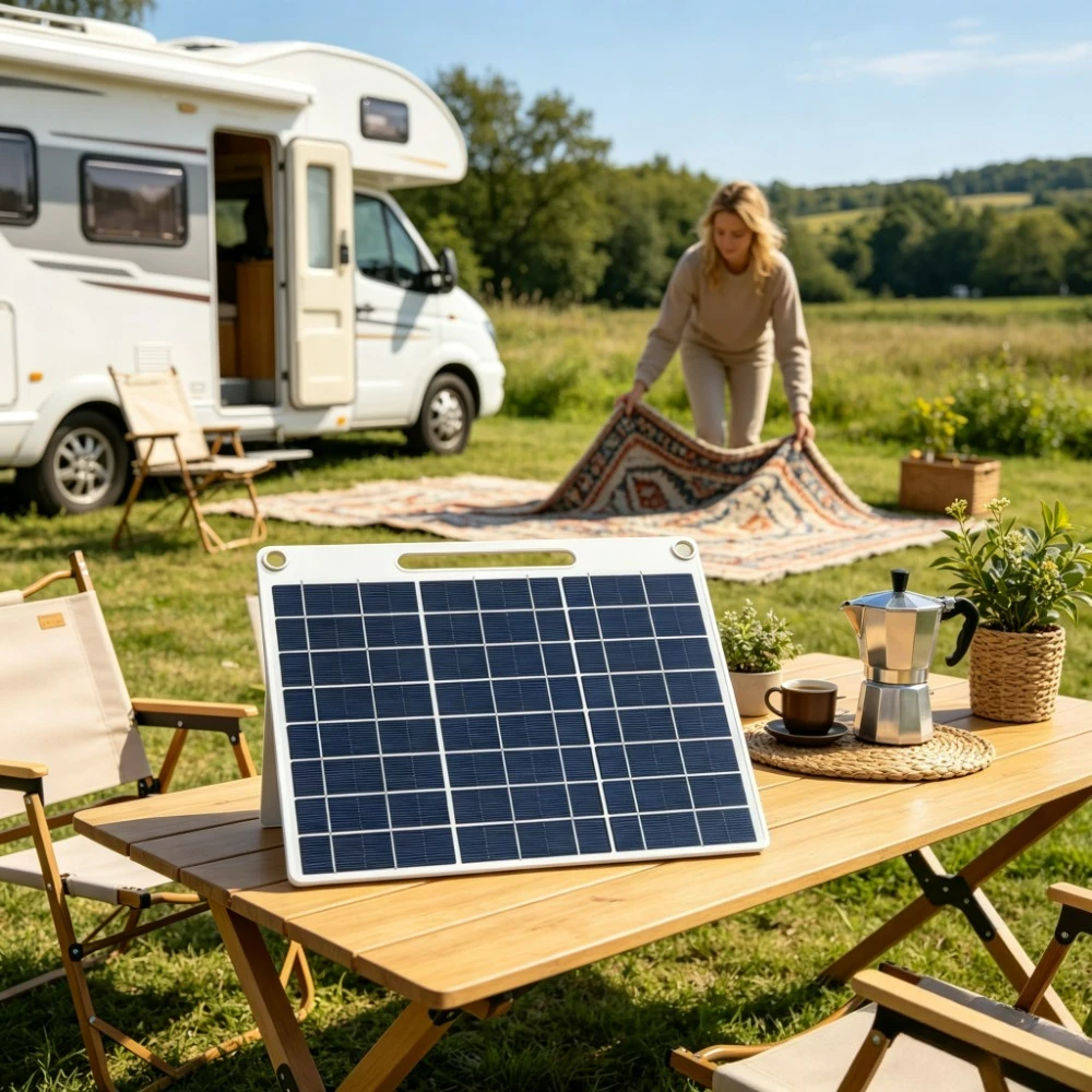 Energy Saving High Speed Dual USB Solar Panel Charger 15W 20W Portable Waterproof Solar Power Bank for Mountain Hiking RV