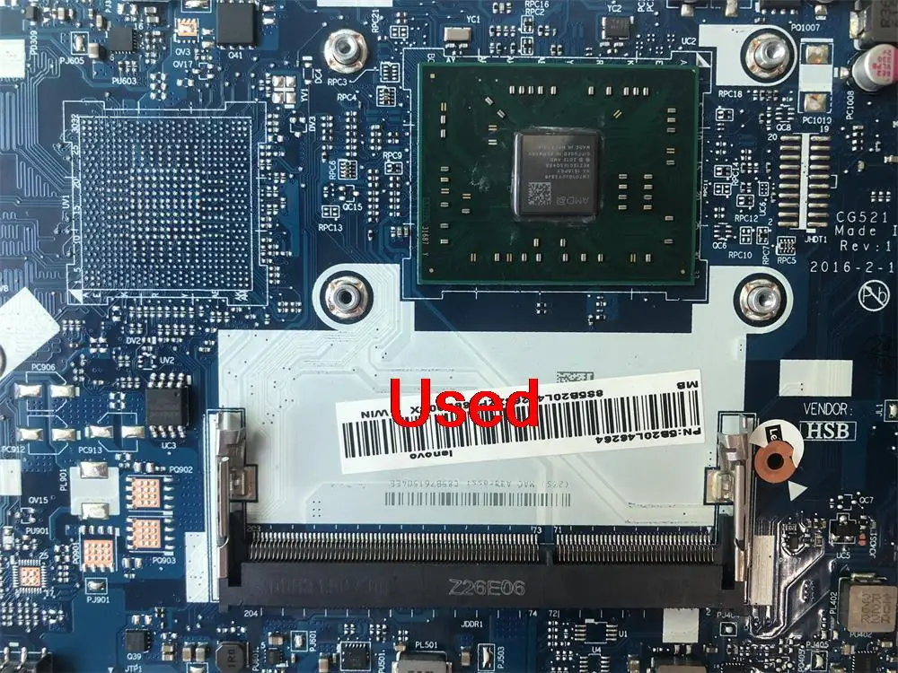 Used For Lenovo Ideapad 110-15ACL Laptop Motherboard CPU E1-7010U/E2-7110U UMA FRU 5B20L46264 5B20L46258 100% Tested OK