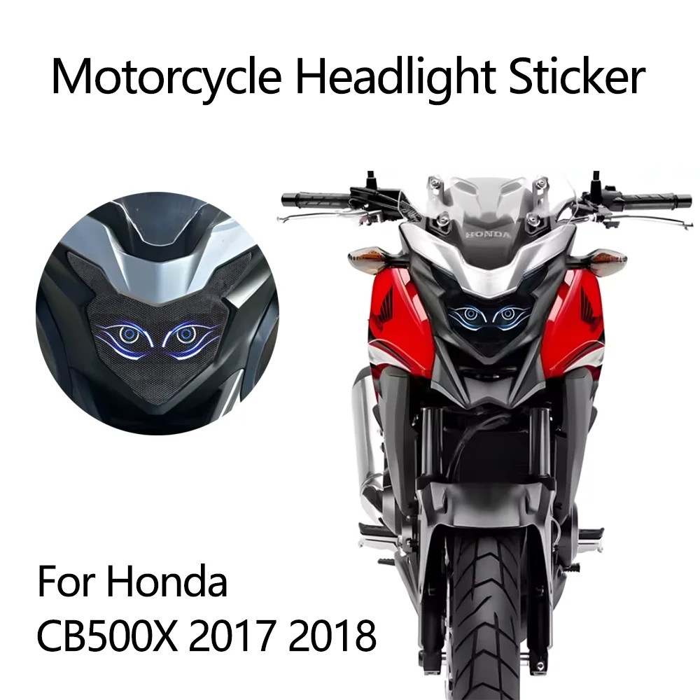 

For Honda CB500X CB 500X CB500 X cb500X 2017 2018 Motorcycle Headlight Protective Guard Decal Front Fairing Headlamp Stickers