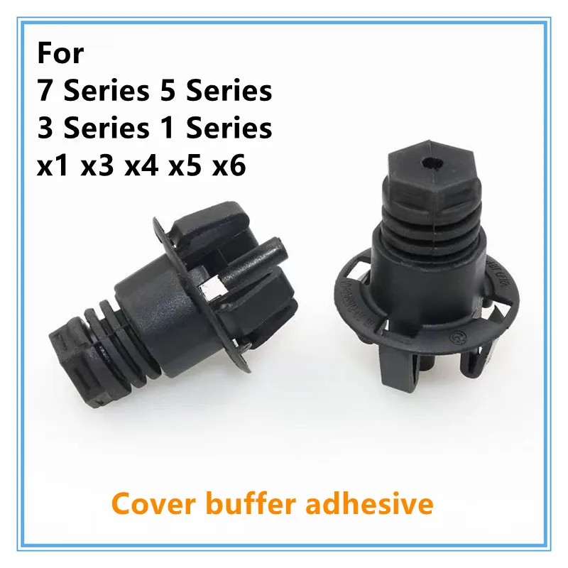 

Universal Engine Hood Support, Vibration Absorber, Adjustable Rubber Bumper for Car Hood Alignment and Shock Absorption