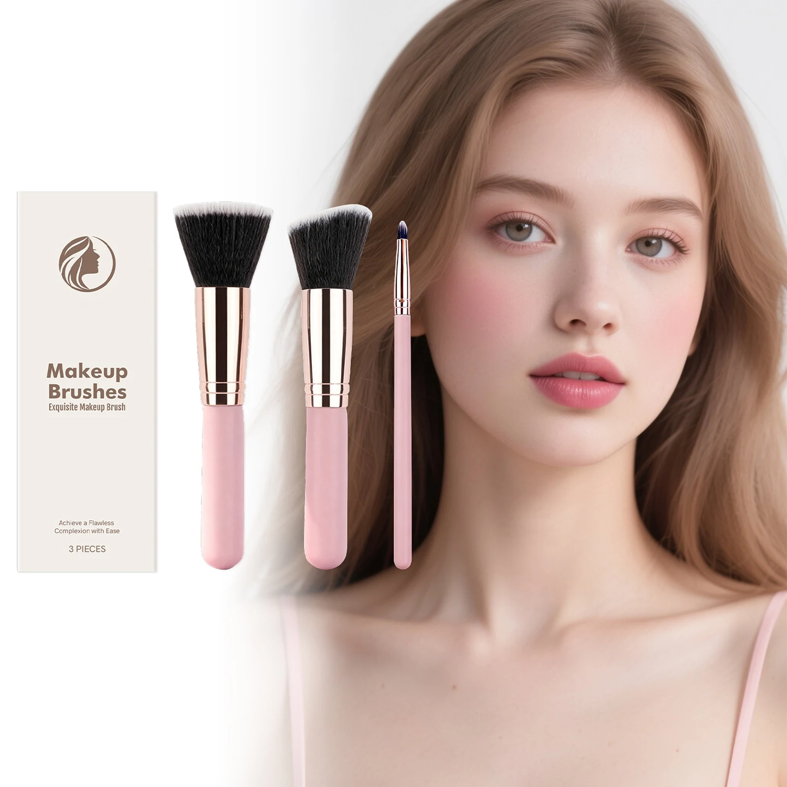 Profession Makeup Brush Set Evenly Applies Powder To Create A Clear And Natural Makeup Look Multipropose Cosmetic Make Up Tools
