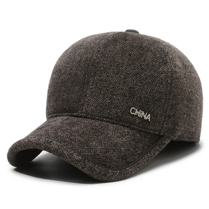 قبعة شتوية لعام 2026 للأذن للرجال في منتصف العمر وكبار السن، قبعة جاهزة لركوب الدراجات مع حماية من البرد