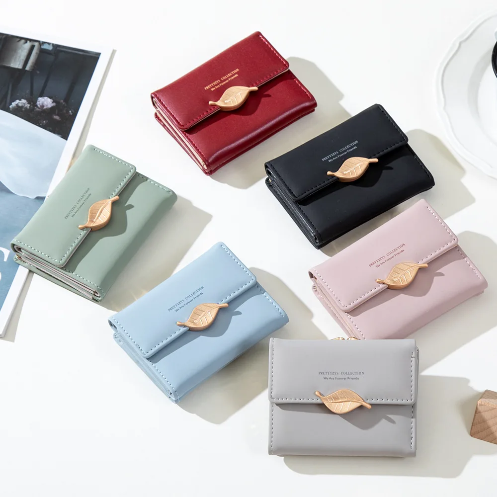 carteira-curta-feminina-de-couro-pu-mini-carteira-pequena-multifuncional-portatil-com-fivela-de-folha-de-hardware-tres-dobras