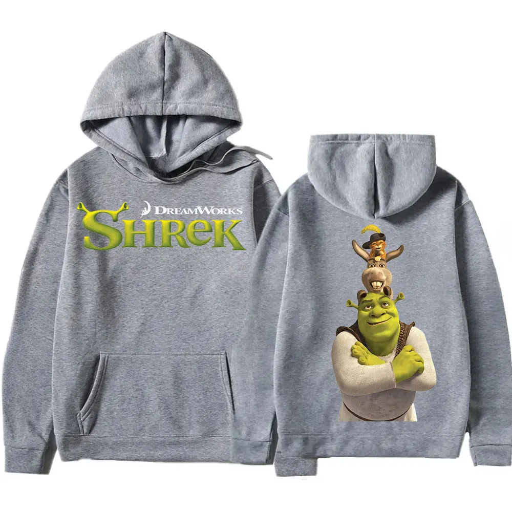 Shrek And Donkey Best Friends hoodie Funny Graphic Hoodie Prevalent Fall/winter Casual Sweatshirt Unisex Long-sleeve Pullovers